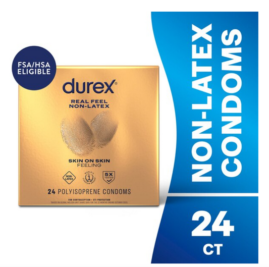 Durex Avanti Bare Real Feel Lubricated Non-Latex Condoms