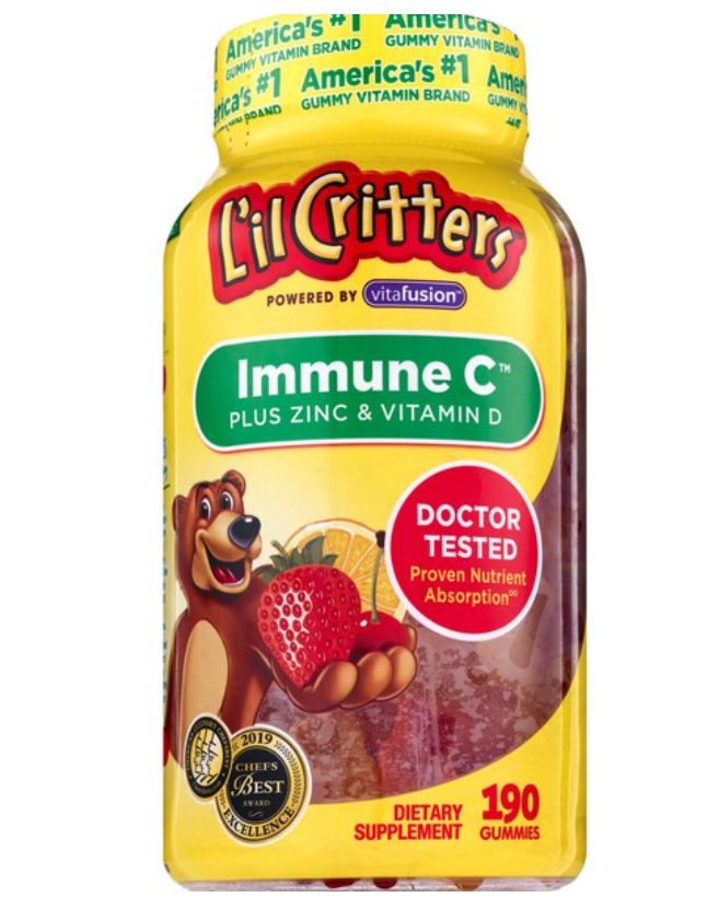 L'il Critters Immune C Plus Zinc & Echinacea Gummy Bears