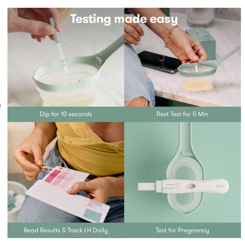Frida Fertility Ovulation + Pregnancy Test and Track Set