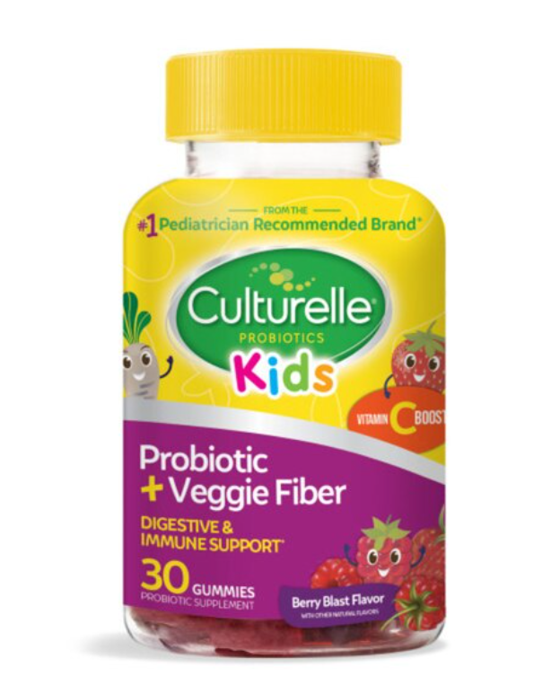 Culturelle Kids Daily Probiotic + Prebiotic Gummies