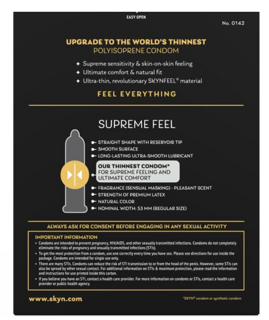 SKYN Supreme Feel Non-Latex Condom