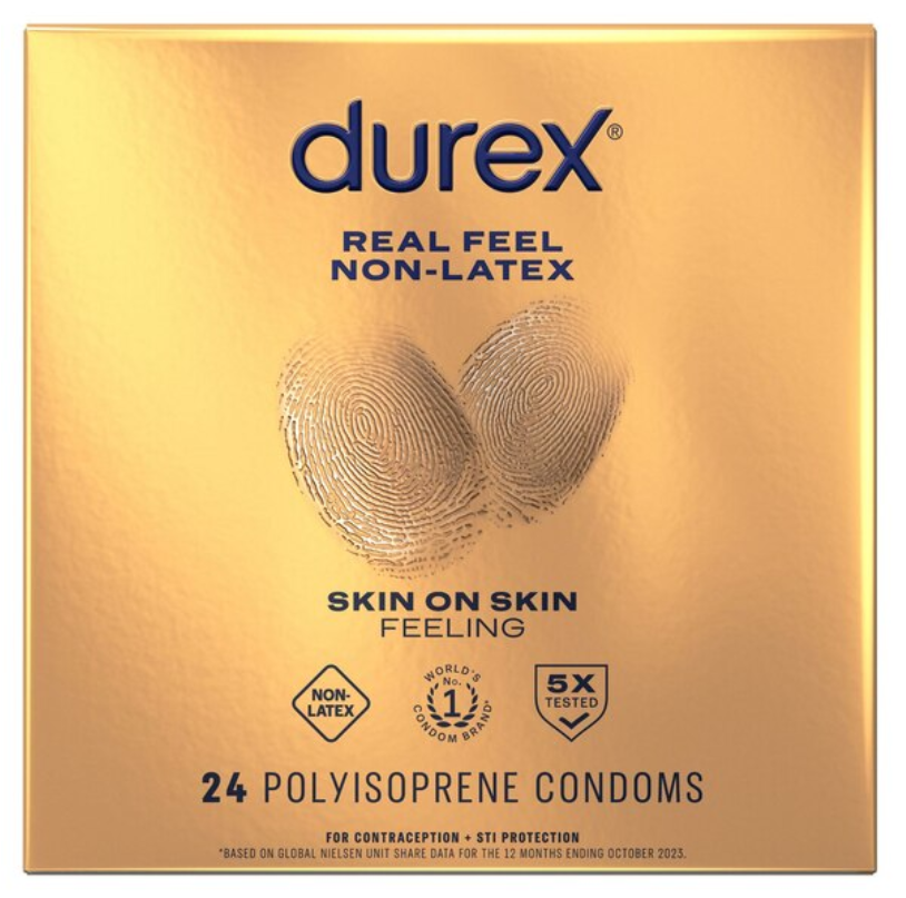Durex Avanti Bare Real Feel Lubricated Non-Latex Condoms