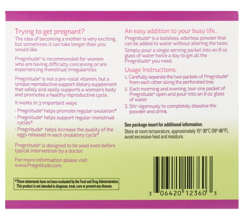 Pregnitude Fertility Support Dietary Supplement