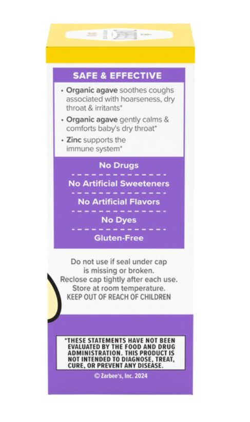 Zarbee's Baby Grape Cough Syrup