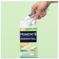 Monistat 3-Day Yeast Infection Treatment, Ovules + Itch Cream