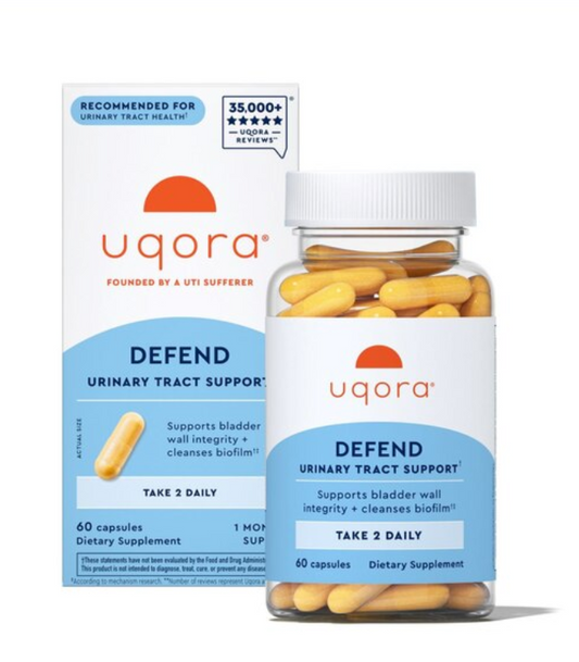 Uqora Defend Urinary Tract Health Biofilm Cleansing Supplement (DEFEND)