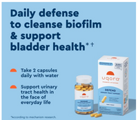 Uqora Defend Urinary Tract Health Biofilm Cleansing Supplement (DEFEND)