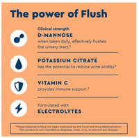 Uqora Flush Urinary Tract Health Drink Mix, Pink Lemonade Flavor